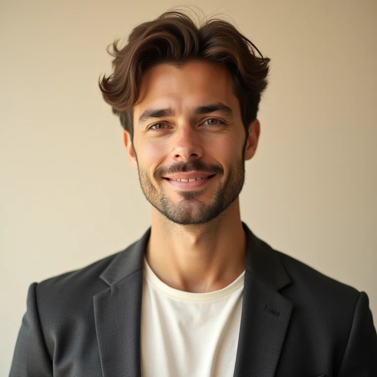 Illustrative AI concept portrait 12